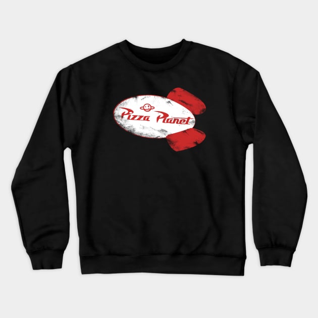 Pizza Planet Crewneck Sweatshirt by Edenave